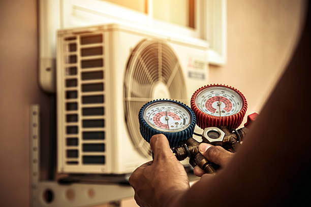 Professional Ductwork Repair technician working in Mays Landing, NJ